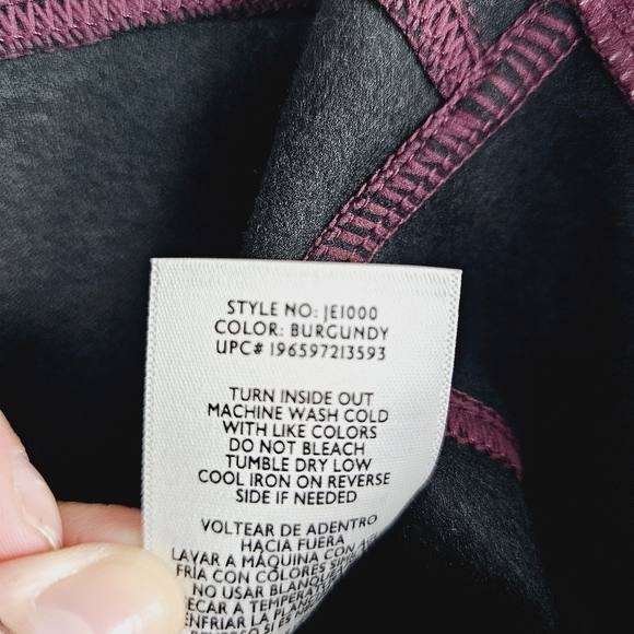 Joie Burgundy Faux Leather Pants NWT Plus Size 14 - Picture 12 of 12